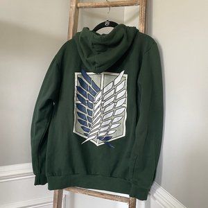 Attack on Titan Survey Legion Zip-Up Hoodie